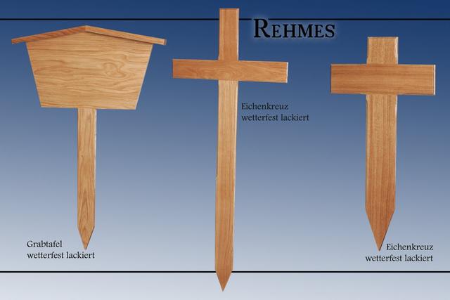 Grabkreuze und Grabtafel